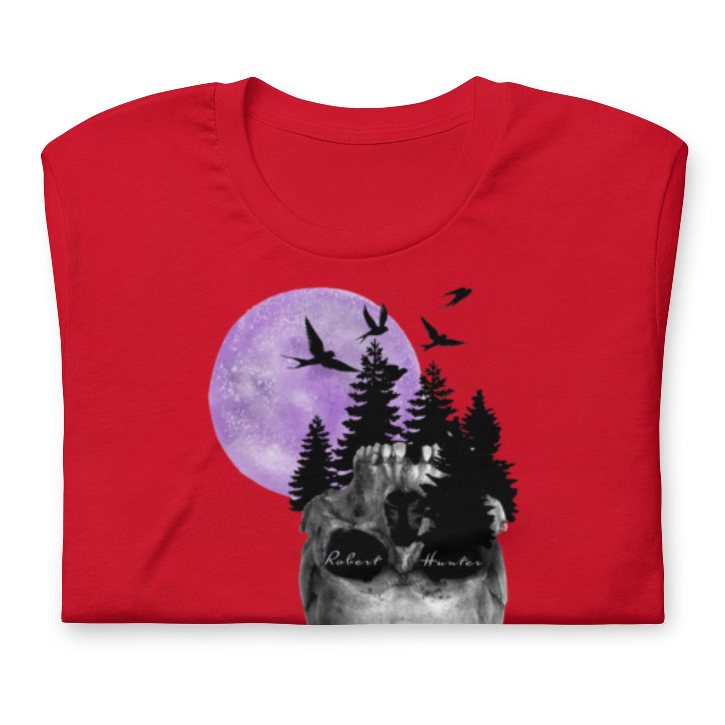 Robert Hunter Inverted Skull - Cotton Tee Shirt