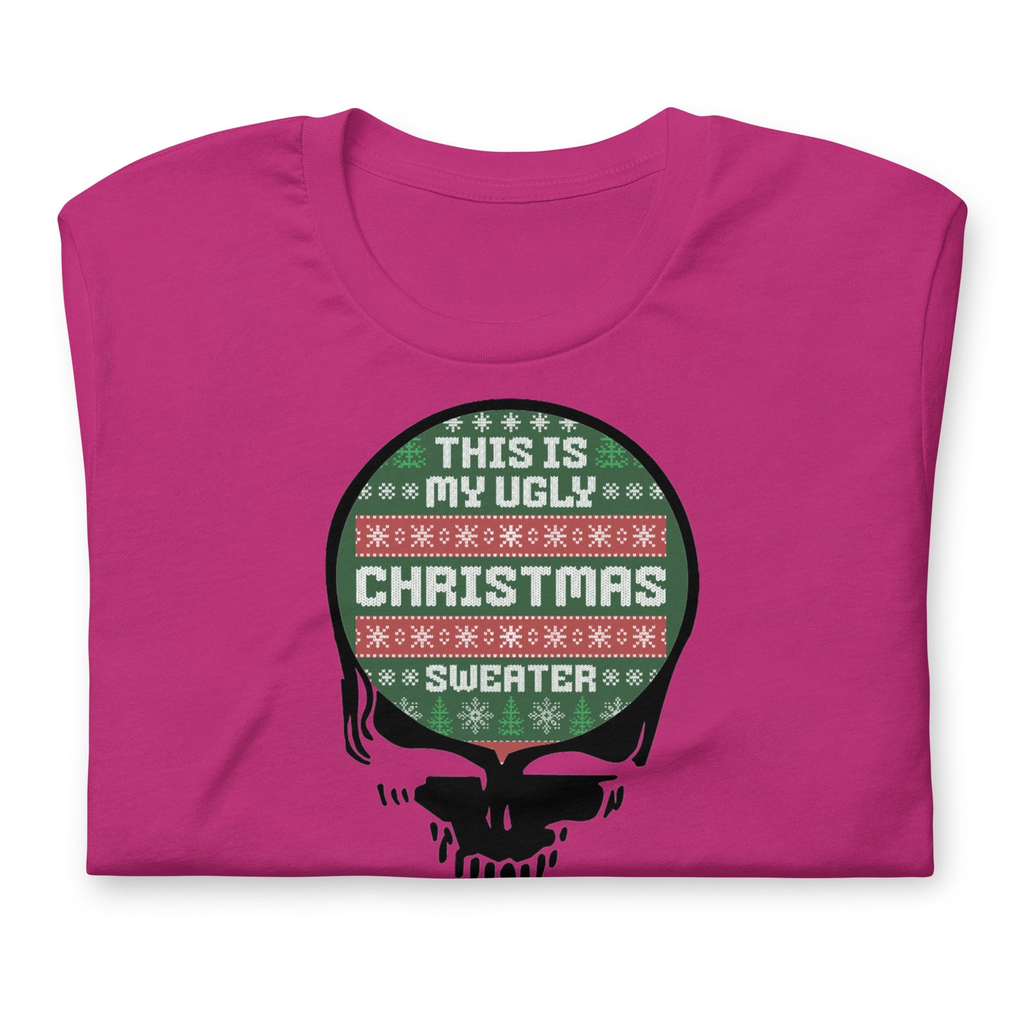 This Is My Ugly Christmas Sweater Stealie - Cotton Tee Shirt