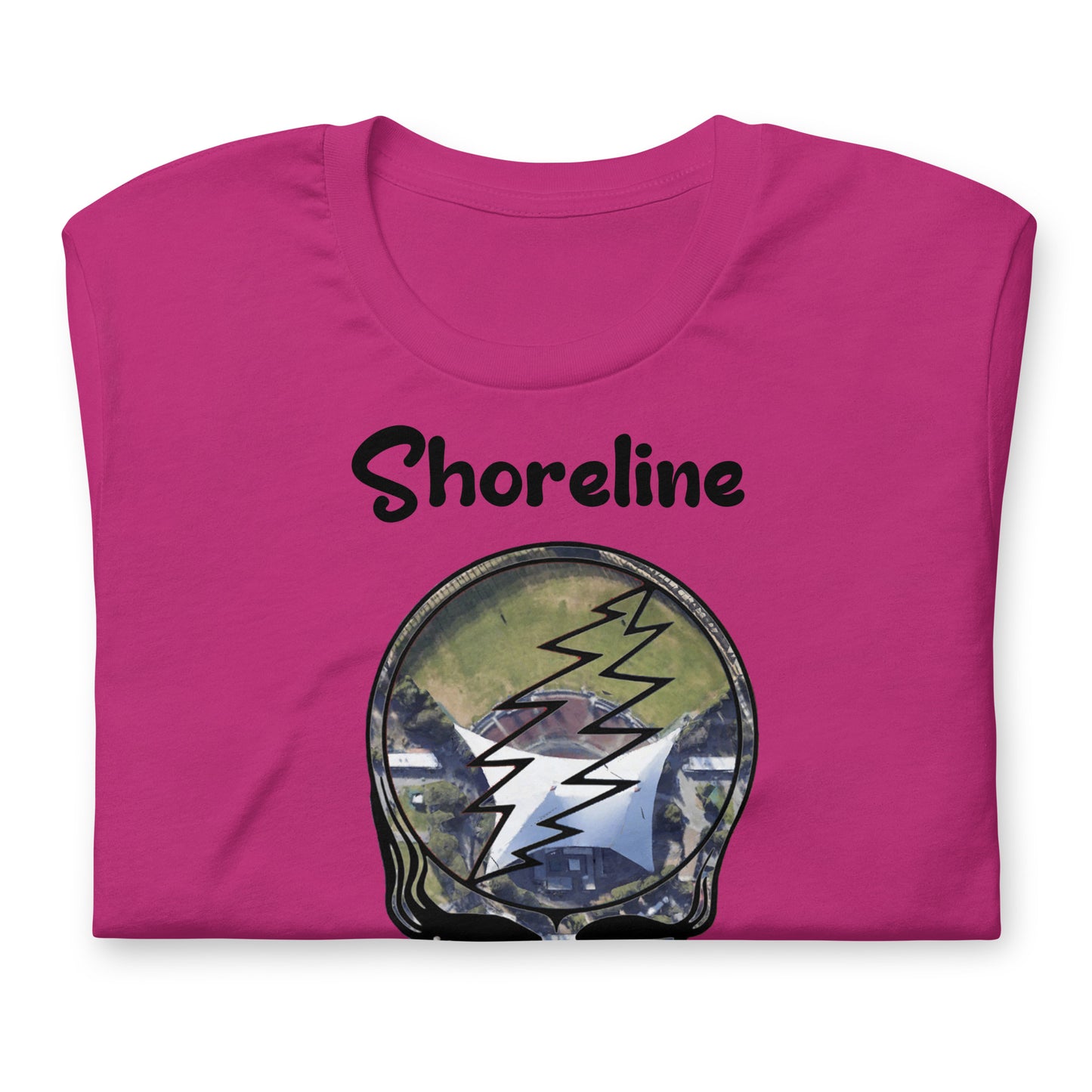 Shoreline Amphitheatre Stealie - Cotton Tee Shirt