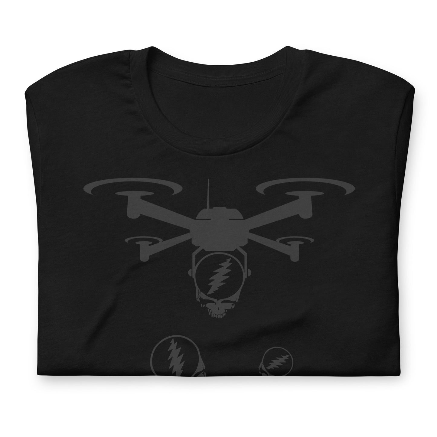 QuadHead DropZone Stealie Infector - Cotton Tee Shirt