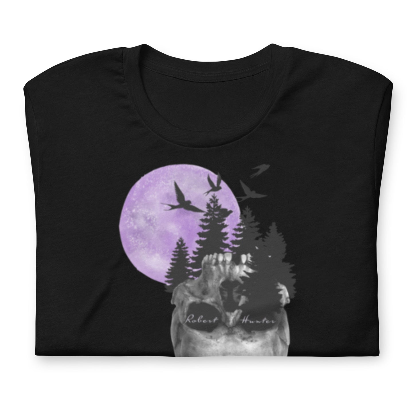 Robert Hunter Inverted Skull - Cotton Tee Shirt