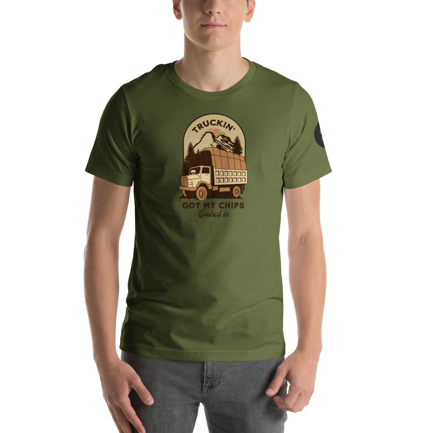 Truckin Grateful - Cotton Tee Shirt