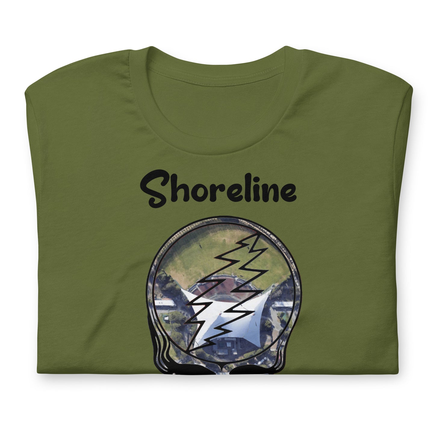 Shoreline Amphitheatre Stealie - Cotton Tee Shirt