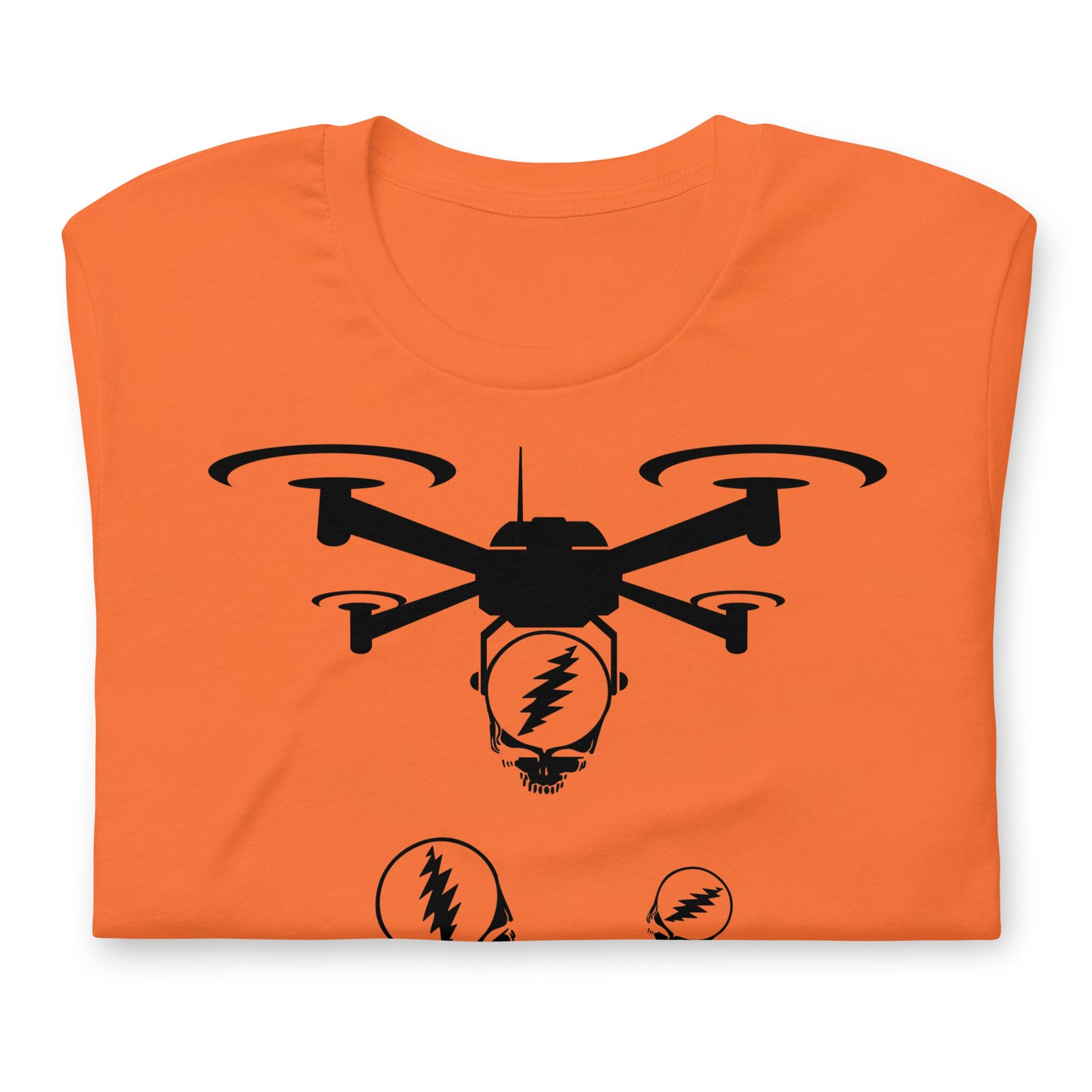 QuadHead DropZone Stealie Infector - Cotton Tee Shirt