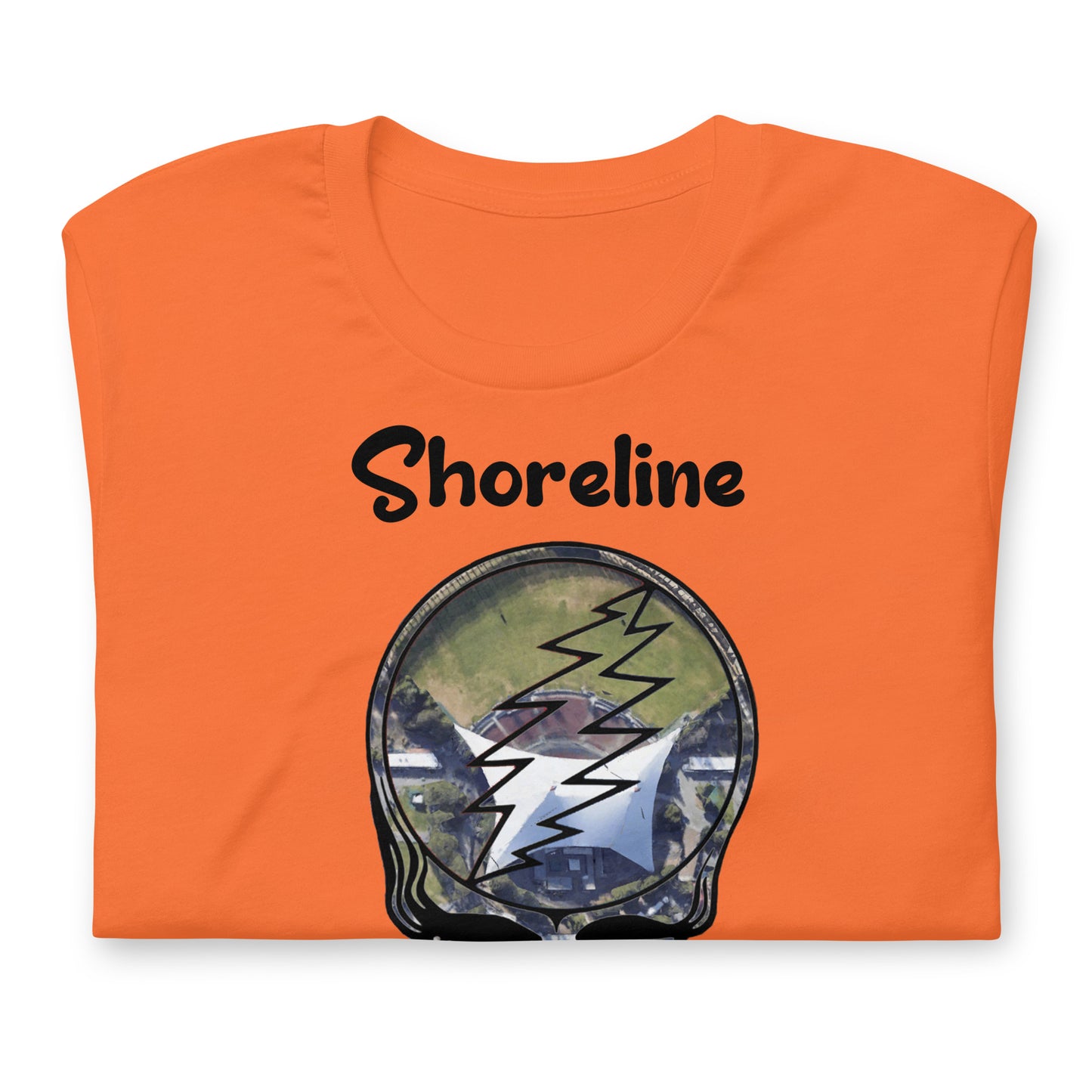 Shoreline Amphitheatre Stealie - Cotton Tee Shirt