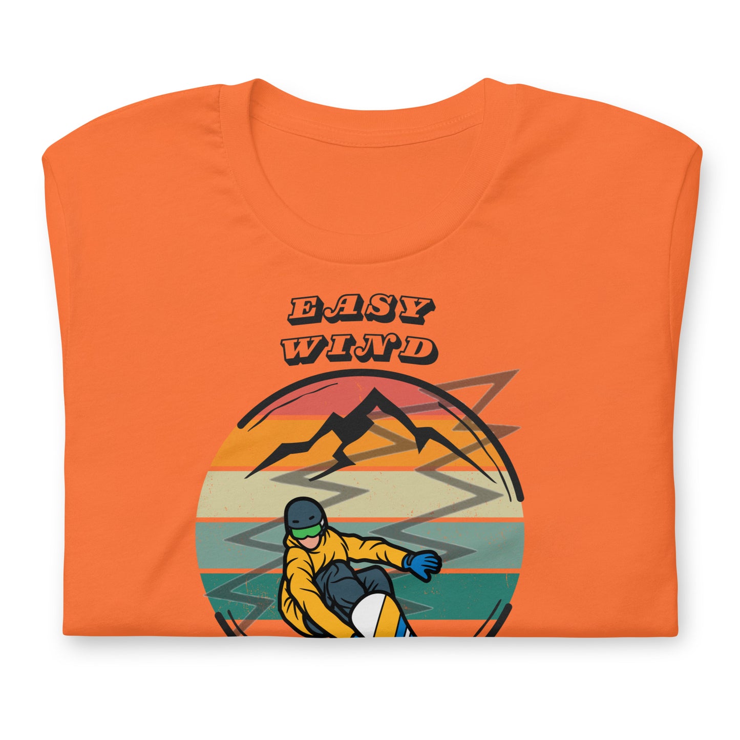 Snowboarding Easy Wind - Cotton Tee Shirt