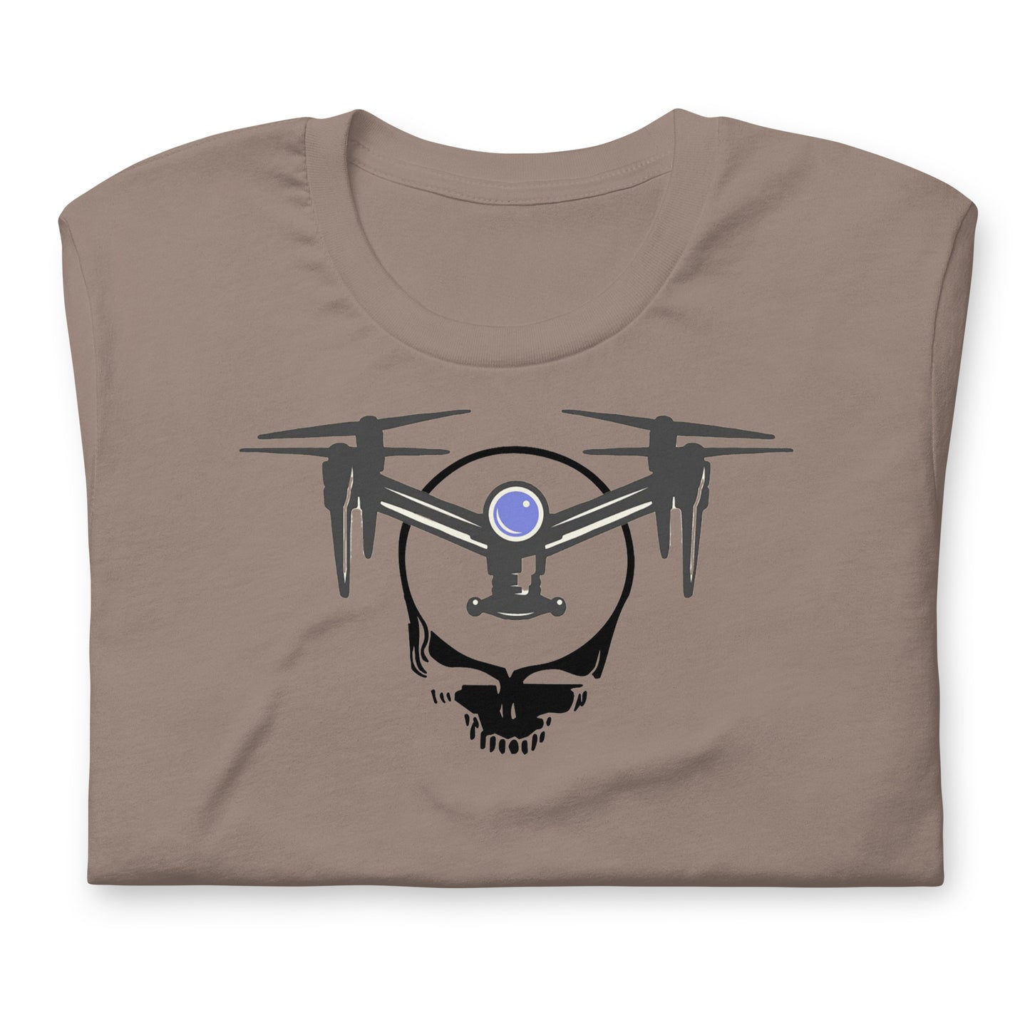 DroneHead - Quad Your Face Stealie - Cotton Tee Shirt