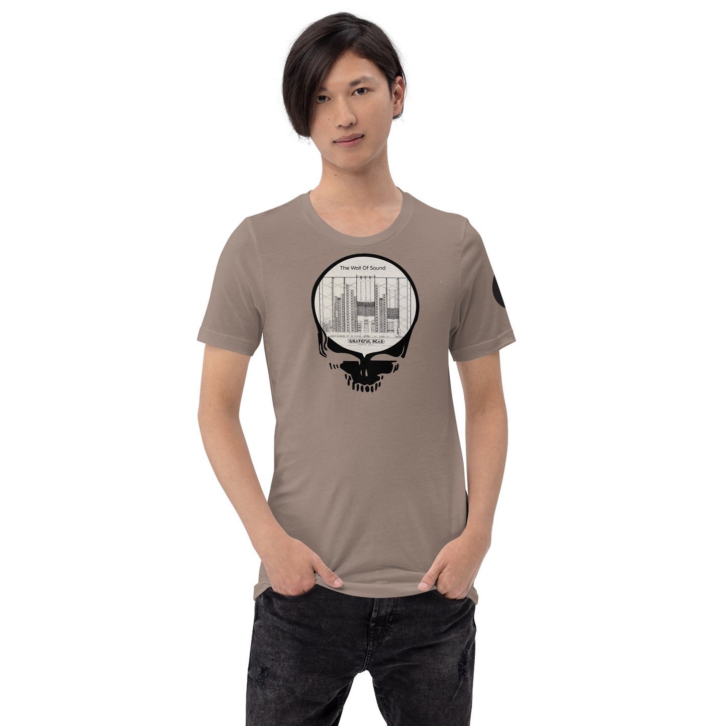 The Wall Of Sound Blueprint Stealie - Cotton Tee Shirt