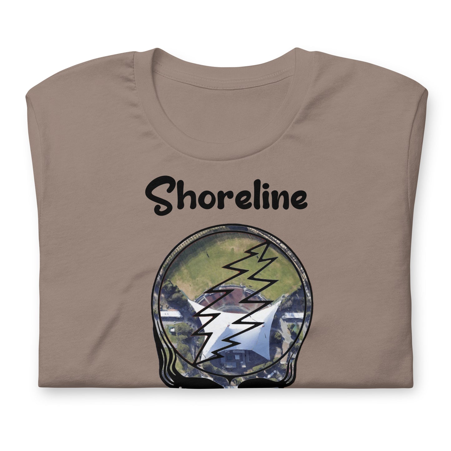 Shoreline Amphitheatre Stealie - Cotton Tee Shirt