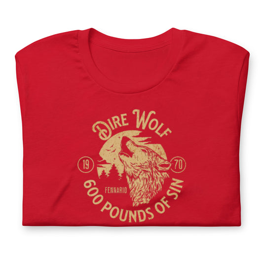 Dire Wolf Fennario - Cotton Tee Shirt