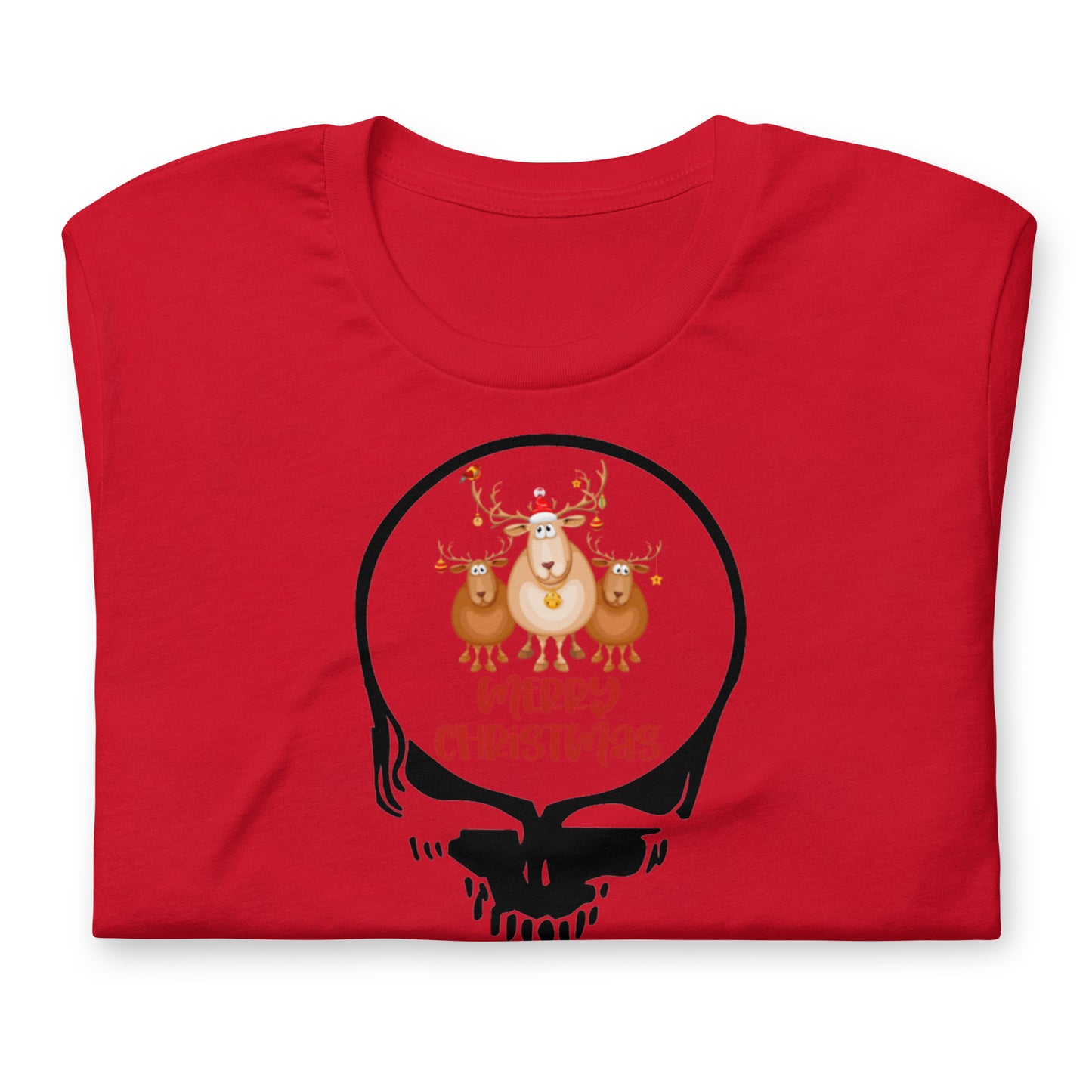 Reindeer Stealie - Cotton Tee Shirt