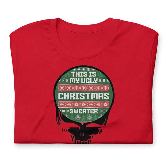 This Is My Ugly Christmas Sweater Stealie - Cotton Tee Shirt