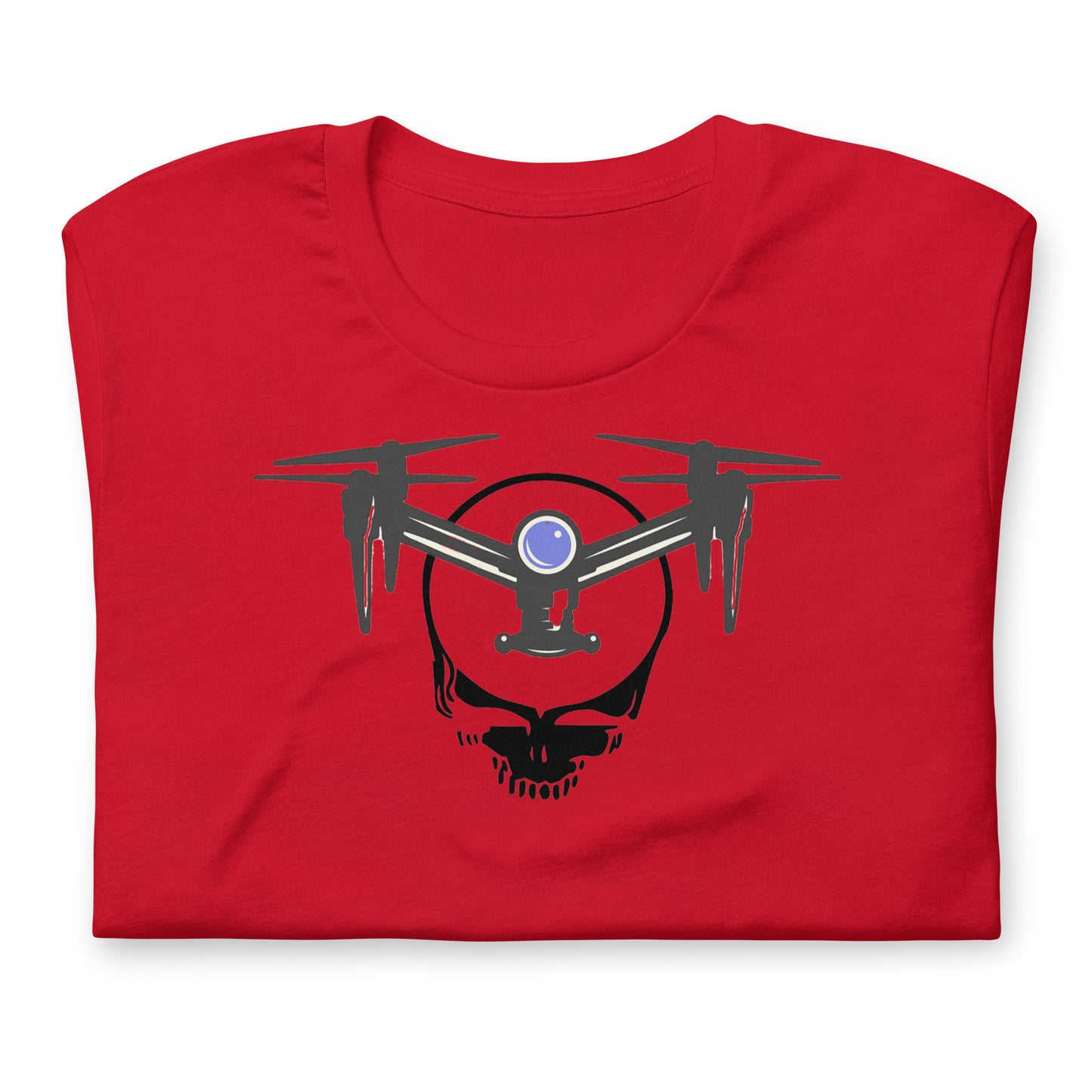 DroneHead - Quad Your Face Stealie - Cotton Tee Shirt