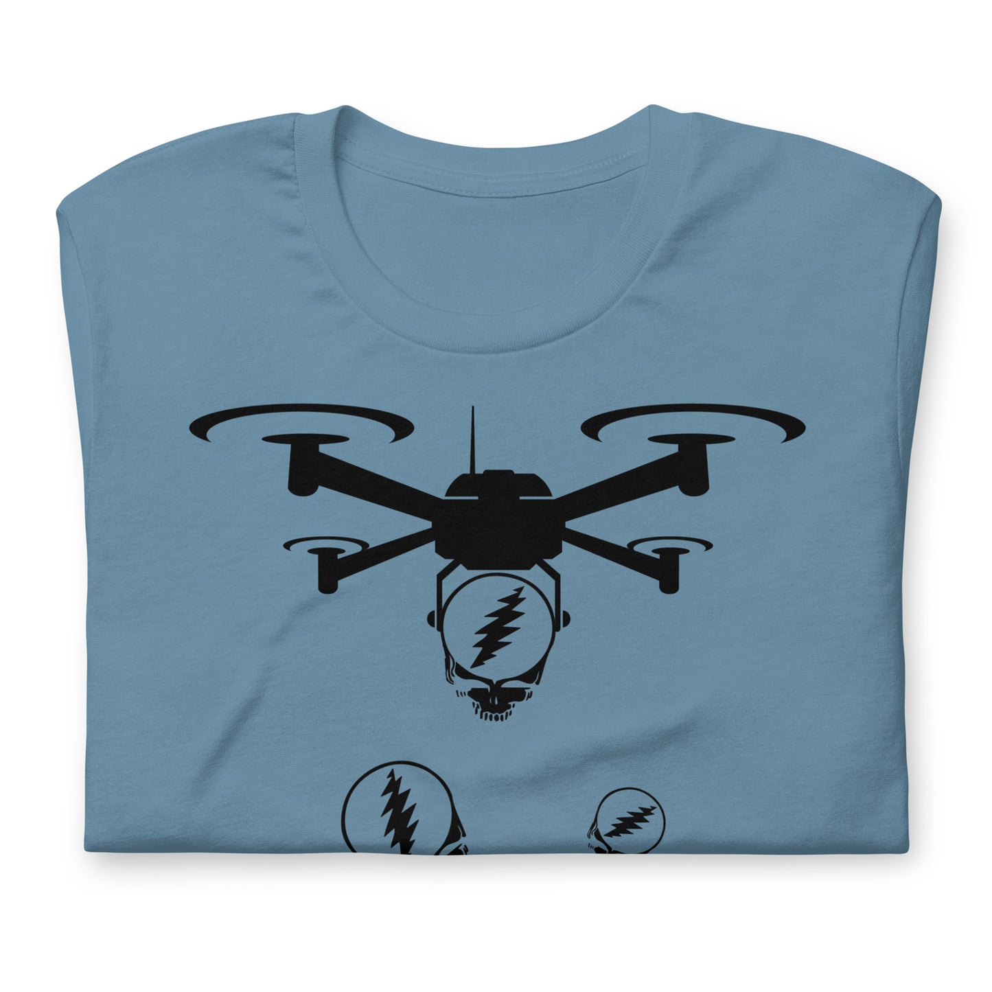 QuadHead DropZone Stealie Infector - Cotton Tee Shirt