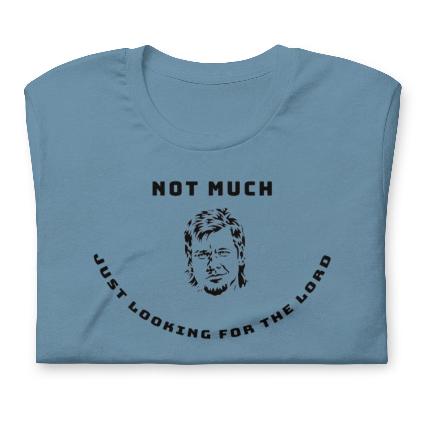 Not Much Just Looking For The Lord - Cotton Tee Shirt