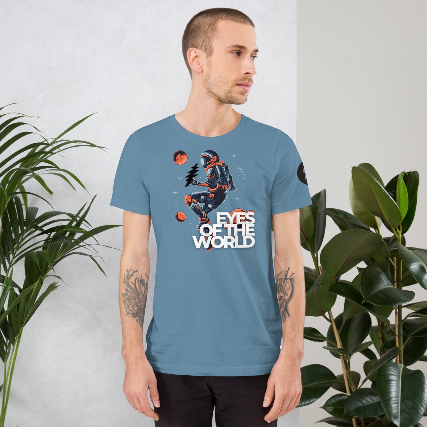 Eyes Of The World Space - Cotton Tee Shirt