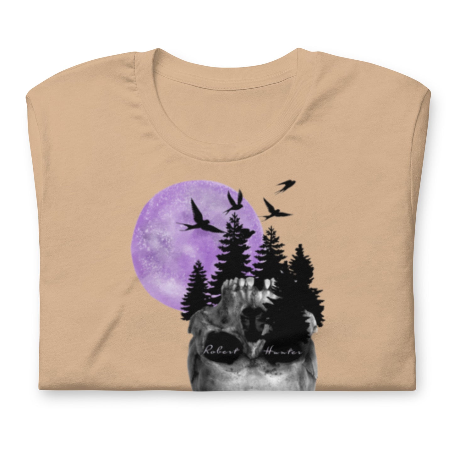 Robert Hunter Inverted Skull - Cotton Tee Shirt