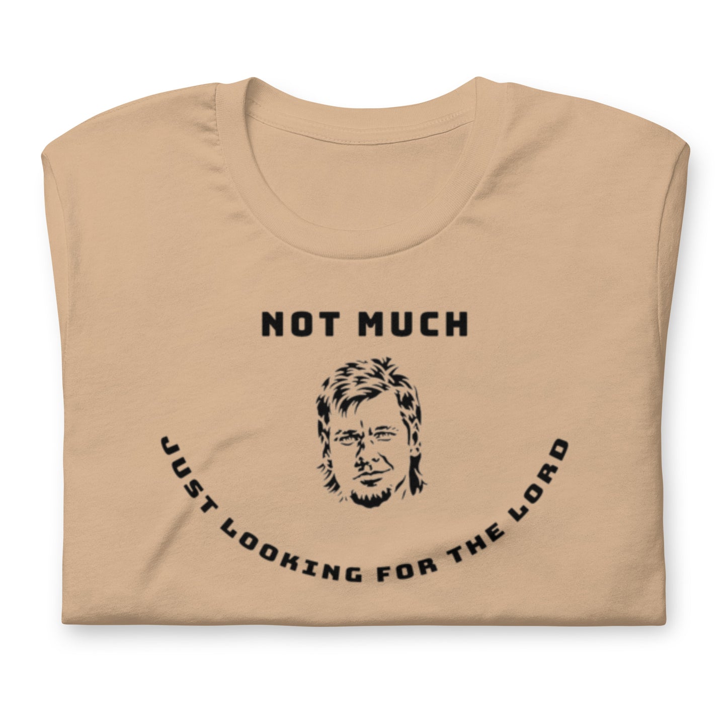 Not Much Just Looking For The Lord - Cotton Tee Shirt