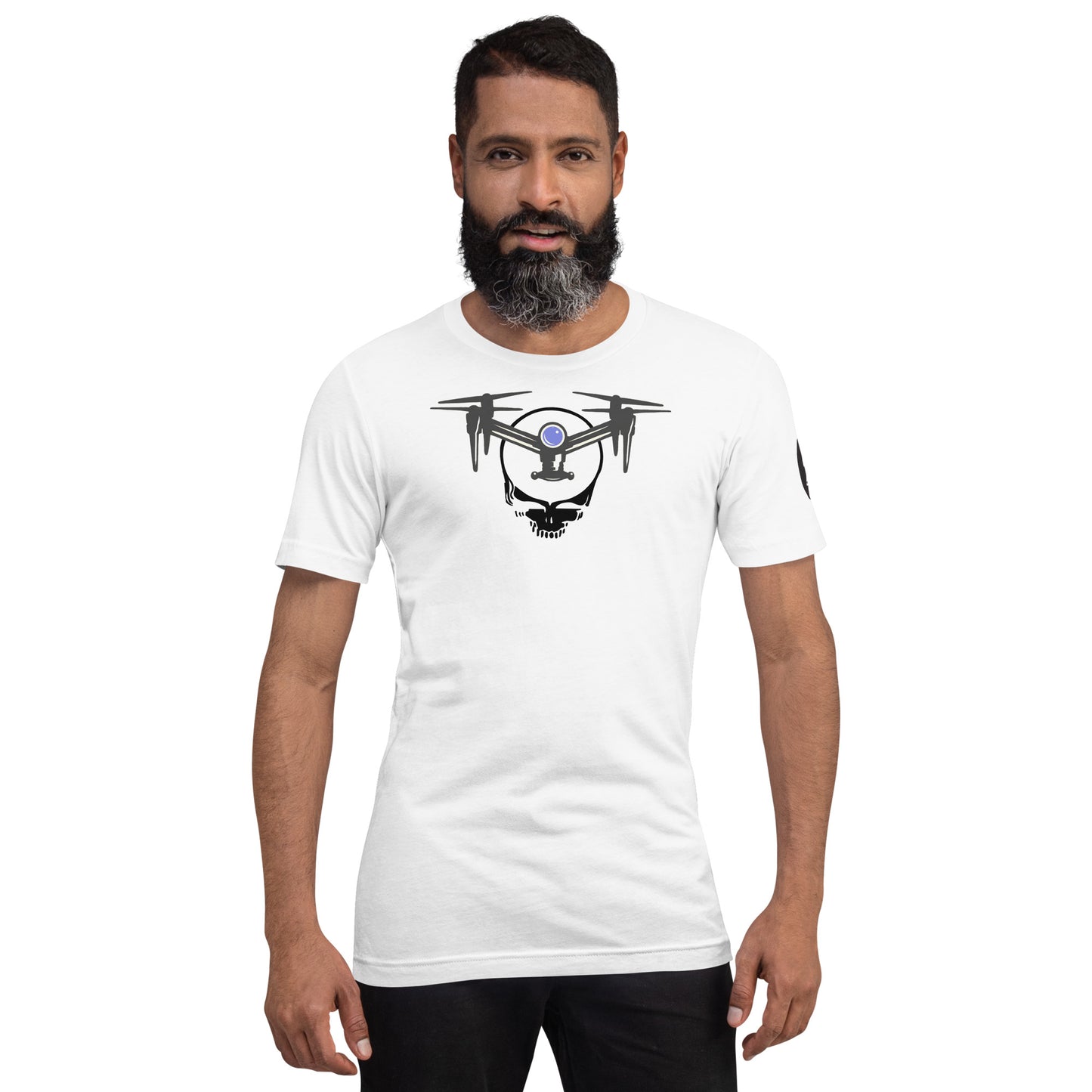 DroneHead - Quad Your Face Stealie - Cotton Tee Shirt