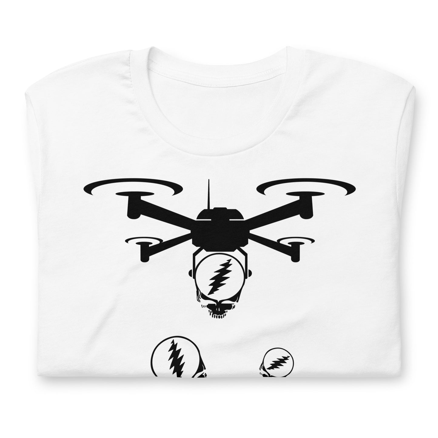 QuadHead DropZone Stealie Infector - Cotton Tee Shirt