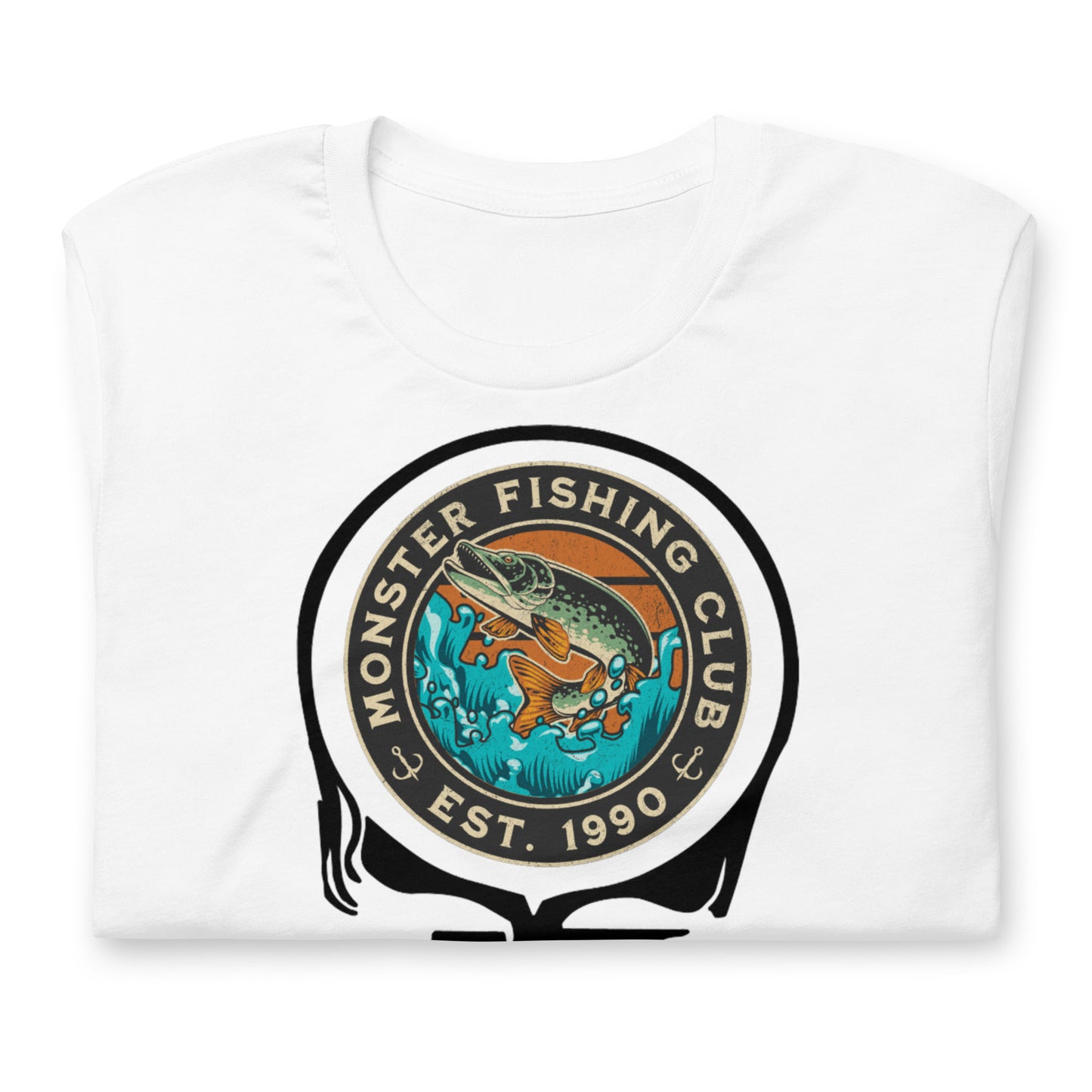 Monster Fishing Club EST 1990 Stealie - Cotton Tee Shirt