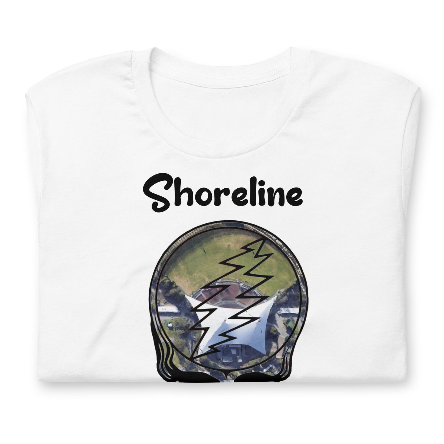 Shoreline Amphitheatre Stealie - Cotton Tee Shirt